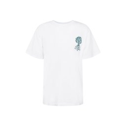 Urban Classics Tricou turcoaz / alb