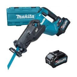 Makita - JR002GM201 XGT - Fierastrau sabie cu 2 acumulatori, Li-Ion, 40 V, 4 Ah, 32 mm, valiza plastic