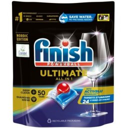 Finish Powerball Detergent Vase Tablete 50Buc All In 1 Ultimate