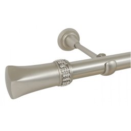 Galerie fara inele PLUTON CRYSTAL /25 - crom mat
