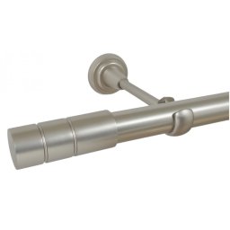 Galerie fara inele CYLINDRU/25 - crom mat