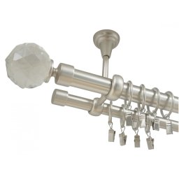 Galerie dubla tavan KULA CRYSTAL - 25/19 - CROM MAT