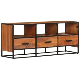 Comoda TV, 110x30x45, lemn masiv de acacia GartenMobel Dekor