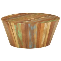 Masuta de cafea, Ø65x31 cm, lemn masiv reciclat GartenMobel Dekor