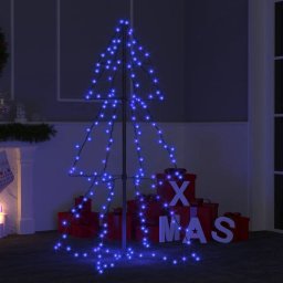 Brad Craciun conic, 78x120 cm, 160 LED-uri, interior & exterior GartenMobel Dekor