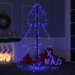 Brad Craciun conic, 200 LED-uri, 98x150 cm, interior & exterior GartenMobel Dekor