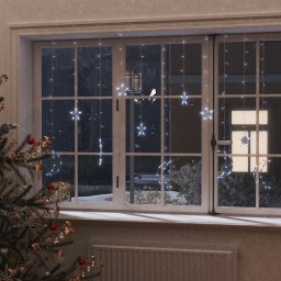 Lumini luna si stele, 138 LED-uri, alb rece, cu telecomanda GartenMobel Dekor