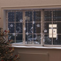 Lumini luna si stele, 345 LED-uri, alb rece, cu telecomanda GartenMobel Dekor