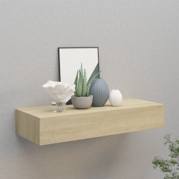 Dulap de perete cu sertar, stejar, 60x23,5x10 cm, MDF GartenMobel Dekor