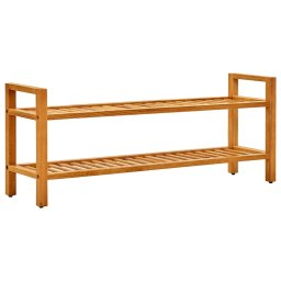 Pantofar cu 2 rafturi, 100x27x40 cm, lemn masiv de stejar GartenMobel Dekor