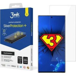 Folie protectie ecran 3mk SilverProtection+ antimicrobiana (Montaj umed) pentru Samsung Galaxy Note 10 Plus