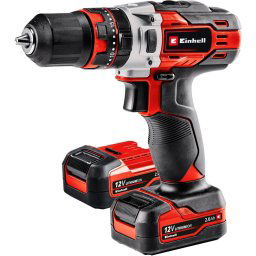 Mașină de găurit cu percuție fără fir TE-CD 12/1 Li-Ion, 12V, cu baterii 2x Li-ion 2.0Ah, 21000rpm, Rosu