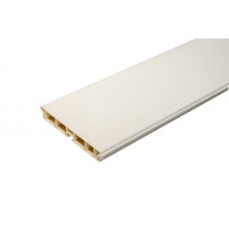 Plinta PVC pentru mascare picioare bucatarie, L=4 m (Inaltime plinta: 120 mm, Culoare: Alba)