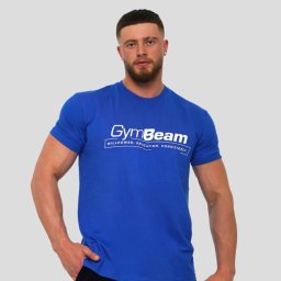 GymBeam Tricou Willpower Royal Blue S
