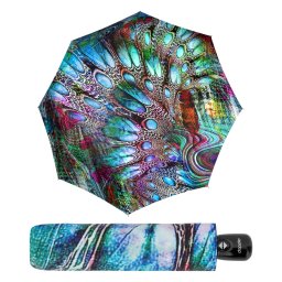 Umbrele de ploaie deosebite Doppler Fiber Magic Pavone Satin