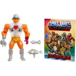 Mattel Masters of the Universe Origins Action Figure Mini Comic Roboto, Toy Figure (14 cm)