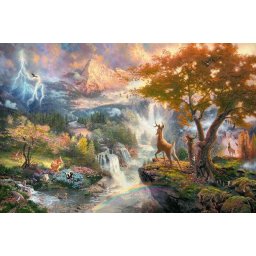 Schmidt Games Puzzle Thomas Kinkade: Disney Bambi