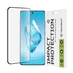 Folie pentru OnePlus 12R - Techsuit 111D Full Cover / Full Glue Glass / 3D Curved Screen - Black