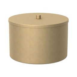 Cutie de metal pentru depozitare 12x17,5 cm auriu