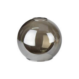 Abajur de rezervă din sticlă SMOKY E27 d. 15 cm negru