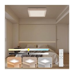 Brilagi-LED Lampă de baie dimabilă FRAME SMART LED/24W/230V IP44 alb + telecomandă