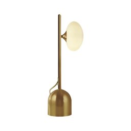 Lampă de masă Searchlight EU94040-1GO PEBBLE 1xG9/33W/230V auriu