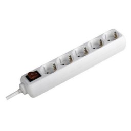 Prelungitor cu 5 x Schuko 1.5m Alb, Bachmann 3812545