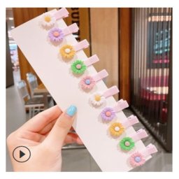 Set de 10 clame pentru par - Daisy