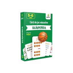 Carti de joc educative. Scaderea