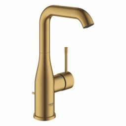 Baterie lavoar Grohe Essence New L-size, Brushed Cool Sunrise, auriu periat mat