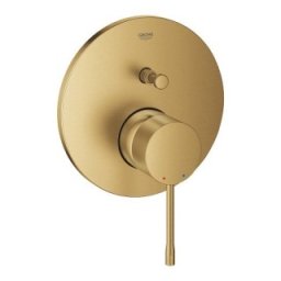 Baterie cada dus Grohe Essence New montaj incastrat, Brushed Cool Sunrise, auriu periat mat
