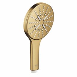 Para dus Grohe Rainshower 130 SmartActive 3 tipuri de jet, Brushed Cool Sunrise, auriu periat mat