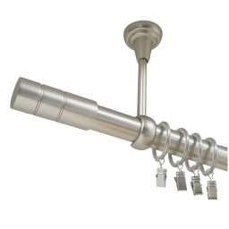 Galerie simpla tavan CYLINDRU - 25mm - CROM MAT