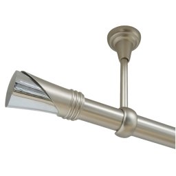 Galerie fara inele tavan DUNCAN /25 - CROM MAT