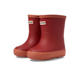 Hunter Original First Classic Insulated Boot (ToddlerLittle Kid) Vital BurgundyRed FlurryWhite Willow