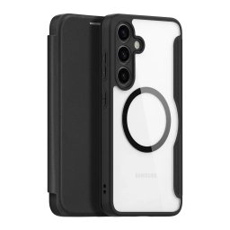 Husa Dux Ducis Skin X Pro case for Samsung S24+ with magnetic ring and flap - black