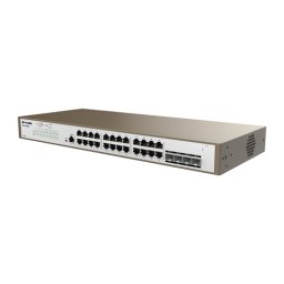 Switch 24 porturi Gigabit, 4 porturi SFP Gigabit, 1 port RJ45 consola, Management, 1U - IP-COM PRO-S24