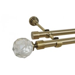 Galerie dubla - fara inele - KULA CRYSTAL /19 -dubla – fără inele - aur antic