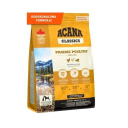ACANA Classic Prairie Poultry 9,7 kg hrana completa, fara gluten, pentru caini de toate rasele si varstele