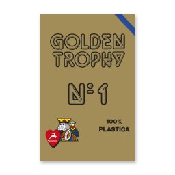 Carti de joc BRIDGE Golden Trophy - 100% Plastic - Albastru Rosu