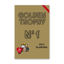 Carti de joc BRIDGE Golden Trophy - 100% Plastic - Albastru Rosu