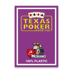 Carti de joc TEXAS POKER - 100% Plastic - Modiano