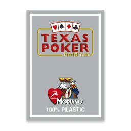 Carti de joc TEXAS POKER - 100% Plastic - Modiano