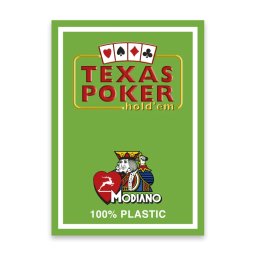 Carti de joc TEXAS POKER - 100% Plastic - Modiano