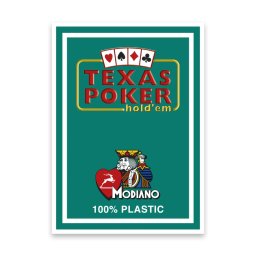 Carti de joc TEXAS POKER - 100% Plastic - Modiano