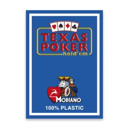 Carti de joc TEXAS POKER - 100% Plastic - Modiano