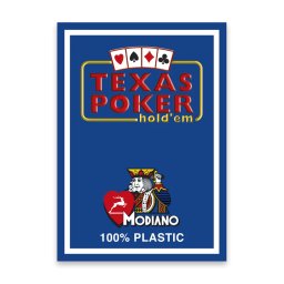 Carti de joc TEXAS POKER - 100% Plastic - Modiano