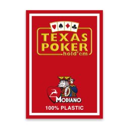 Carti de joc TEXAS POKER - 100% Plastic - Modiano