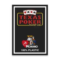 Carti de joc TEXAS POKER - 100% Plastic - Modiano