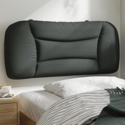 Perna pentru tablie de pat, gri închis, 80 cm, material textil GartenMobel Dekor
